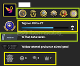 ÖZEL ! 5K OYUN+ 6 MADALYA 221 WİN 1037 SAAT 
