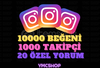 ⭐(ÖZEL ANLIK TESLİM) 10K ÖZEL [UVİP+] PAKETİ⭐