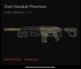 ÖZEL HAREKAT PHANTOM %35 MAİL ONAYSIZ