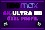 ✨[Özel Profil] - 1 Aylık / 4K ULTRA HD HBO MAX✨