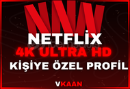 [ÖZEL PROFİL] 4K 1 AYLIK NETFLİX GARANTİ+DESTEK