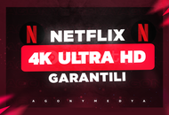[Özel Profil] 4K Netflix 1 Aylık + Garanti