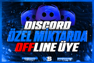 Özel Miktarda | Discord Çevrimdışı/Offline Üye