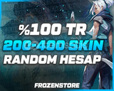 ✨ ÖZEL STOK ✨%100 TR 200-400 SKİN VİP RANDOM