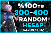 ✨ ÖZEL STOK ✨%100 TR 100-300 SKİN RANDOM
