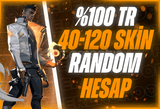 ✨ ÖZEL STOK ✨%100 TR 40-50 SKİN RANDOM