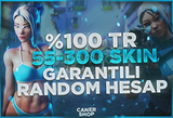 ✨ ÖZEL STOK ✨%100 TR 55-300 SKİN VİP RANDOM