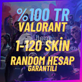 [ ÖZEL STOK ] %100TR 1-120 RANDOM MVIP+ SKİNLER