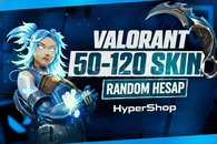 (ÖZEL STOK) 50-120 SKİNLİ VALORANT RANDOM HESAP