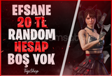 ⭐[ÖZEL STOK] 20TL PUBG RANDOM HESAP UVİP+⭐