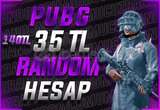 ⭐HATASIZ⭐35TL PUBG RANDOM HESAP