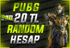 ⭐HATASIZ⭐20TL PUBG RANDOM HESAP