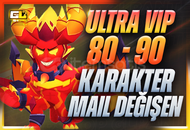 ⭐[ÖZEL STOK] BS 80-90 KARAKTER MAİL DEĞİŞEN⭐