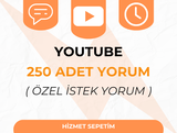 ⭐ ÖZEL YORUM ⭐ 250 ÖZEL İSTEK YOUTUBE YORUM