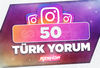 ⭐[Özelleştirilebilir] İnstagram 50 Türk Yorum⭐