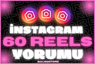 ⭐[Özelleştirilebilir] İnstagram 60 Türk Yorum⭐