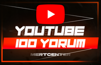 ⭐[ÖZELLEŞTİRİLEBİLİR] YOUTUBE 100 YORUM⭐