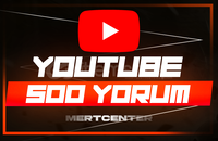 ⭐[ÖZELLEŞTİRİLEBİLİR] YOUTUBE 500 YORUM⭐
