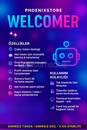Özenle kodlanmış Welcome Botu (Çoklu token)