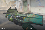 P90 | Mustard Gas (Well-Worn)