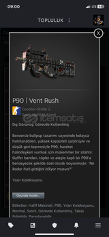 P90 | Vent Rush / Sitenin en uygunu 