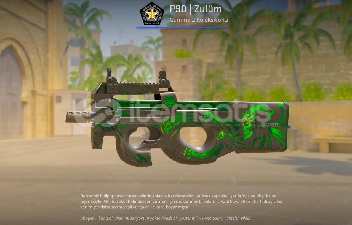 P90 Zulüm Kurukafalı  P90 Zulüm Kurukafalı