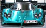 PAGANİ ZONDA R 2400HP OCEAN BLUE CHROME CPM 2