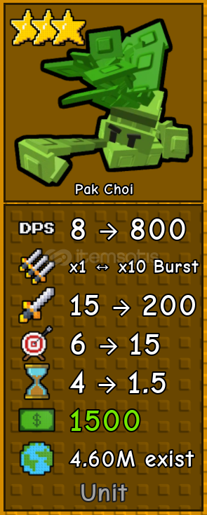 Pak Choi - Garden Tower Defense Pak Choi - Garden Tower Defense