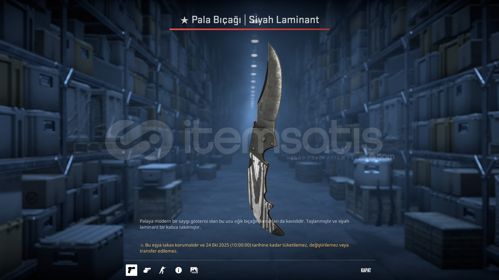★ Pala Bıçağı | Siyah Laminant ★ Pala Bıçağı | Siyah Laminant