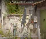 ★ Pala Bıçağı | Siyah Laminant (Az Aşınmış)