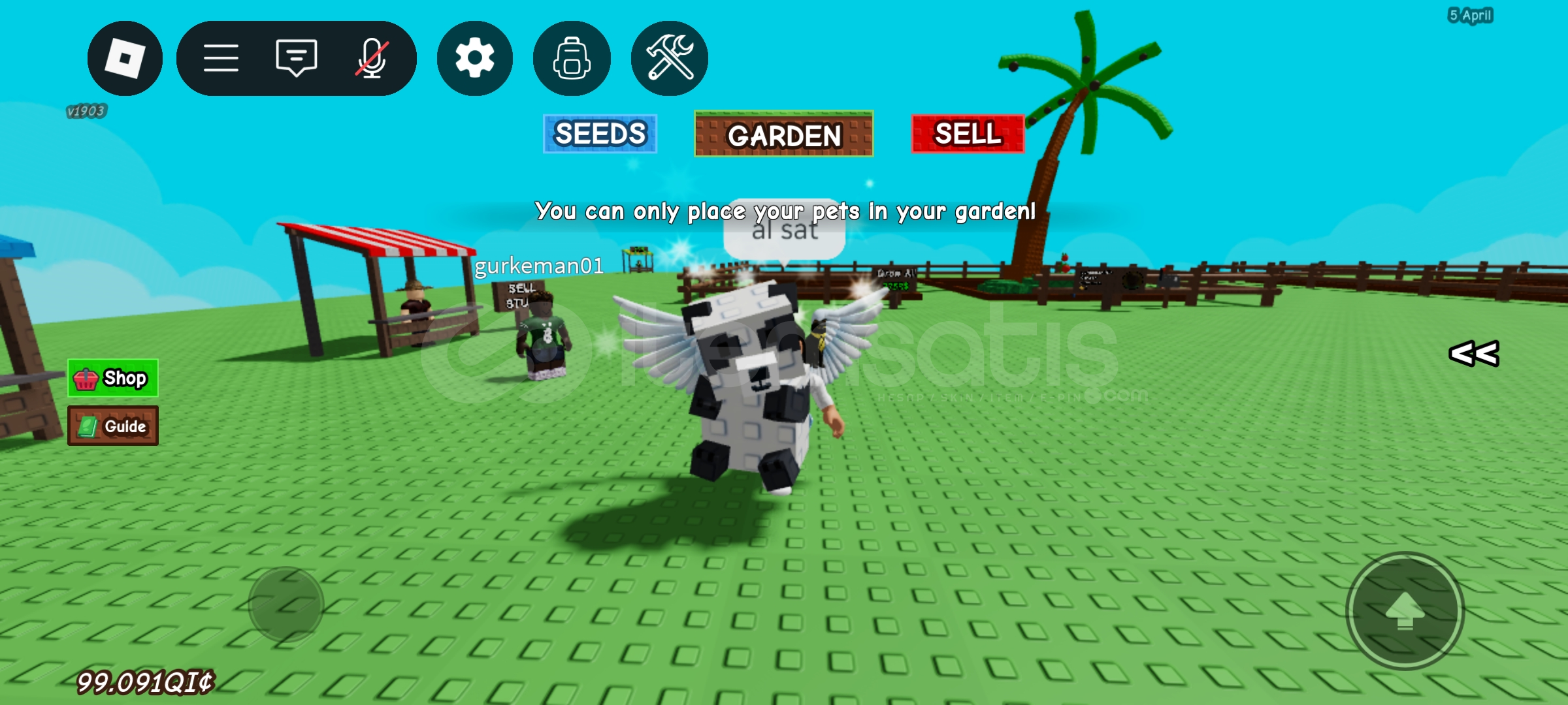 PANDA grow a garden PANDA grow a garden
