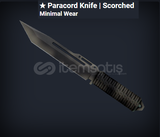 ★ Paracord Knife Scorched Minimal Wear