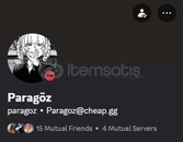 @Paragöz discord nickname