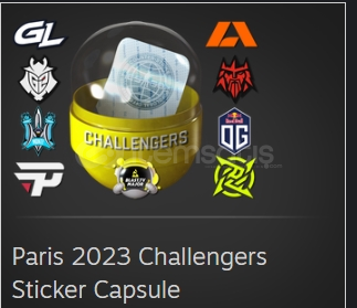 Paris 2023 Challengers Sticker Capsule Paris 2023 Challengers Sticker Capsule