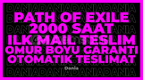 PATH OF EXILE+13 OYUN 2000 SAAT | GARANTİ