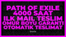 PATH OF EXILE+13 OYUN 4000 SAAT | GARANTİ