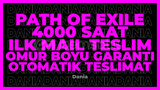 PATH OF EXILE+13 OYUN 4000 SAAT | GARANTİ