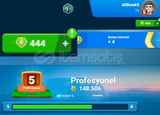 5 LVL PROFESYONEL +444 COİNLİ OSM HESABI