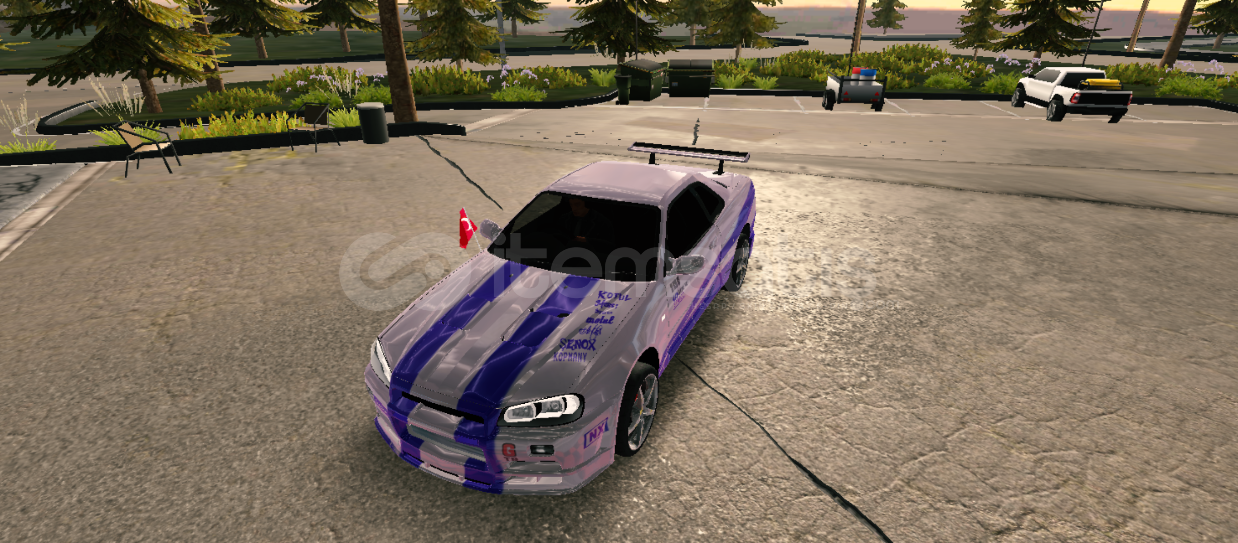 Paul Walker çizimli GTR  Paul Walker çizimli GTR