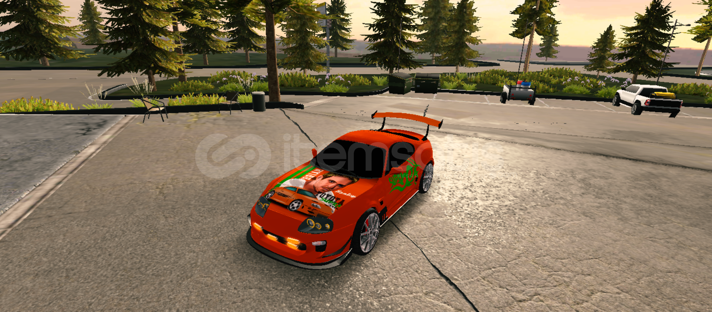 Paul Walker Çizimli Supra Paul Walker Çizimli Supra