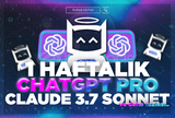 [Paylaşımsız] Claude 3.7 Sonnet-GPT-PRO (7 gün)