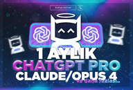 [Paylaşımsız]Claude Sonnet/Opus 4-GPT-PRO (1 Ay)