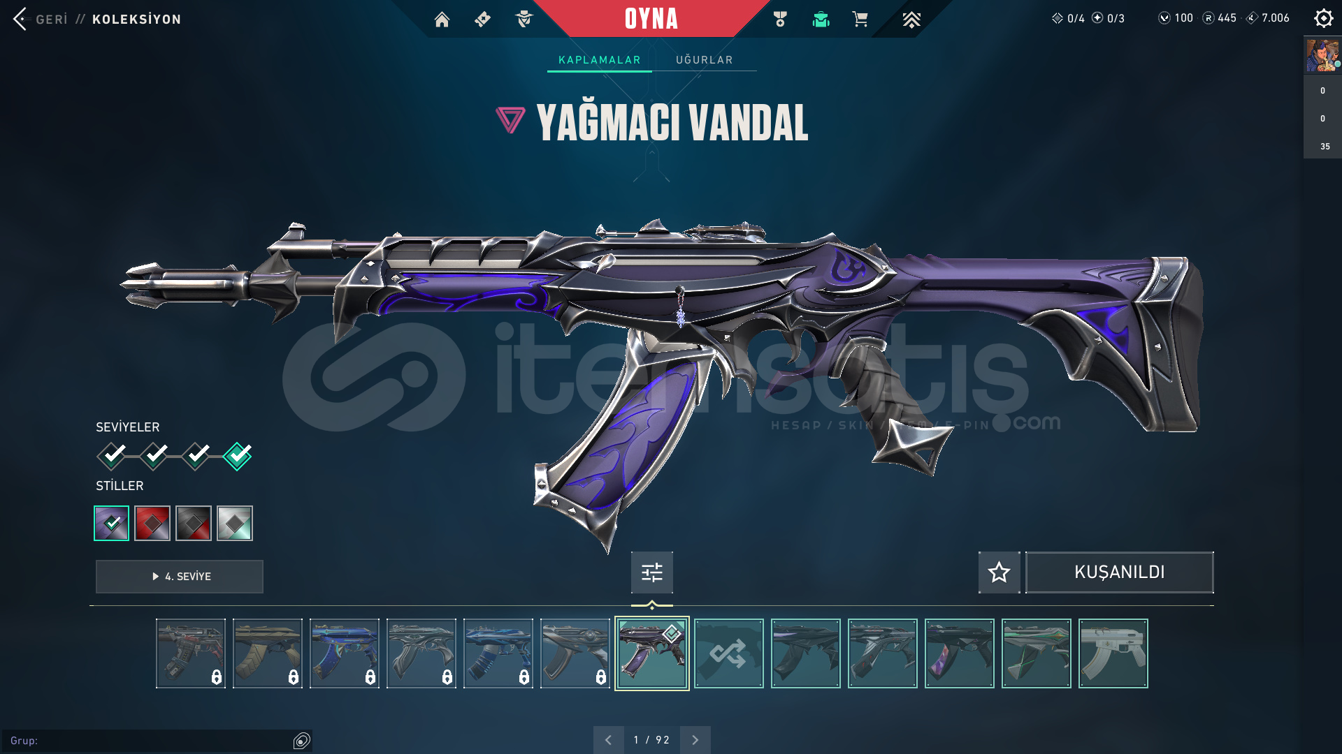 PAZARLIK VARR , 53 Skin ! Hesap Valorant mailli PAZARLIK VARR , 53 Skin ! Hesap Valorant mailli