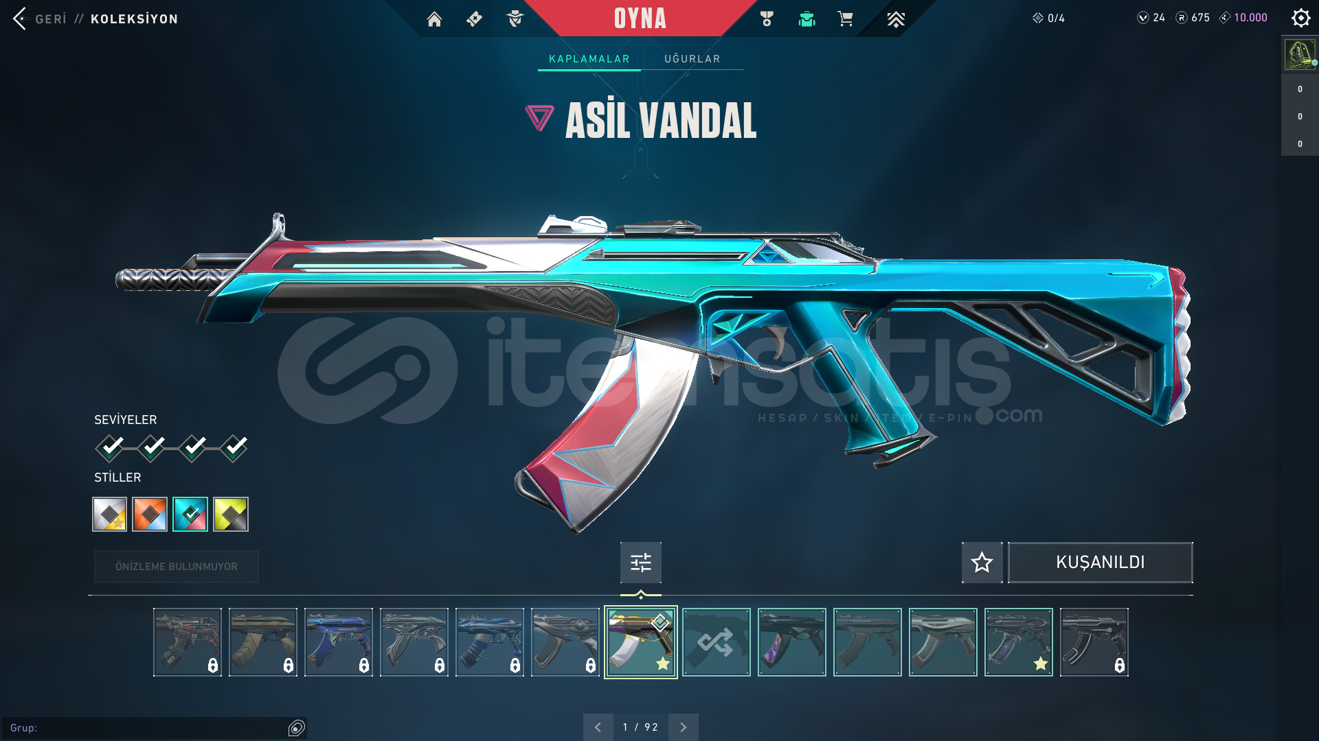 PAZARLIK VARR , 45 Skin ! Hesap Valorant mailli PAZARLIK VARR , 45 Skin ! Hesap Valorant mailli