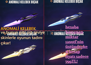 PAZARLIK YAPILIR! BOL SKİNLİ BIÇAKLI HESAP