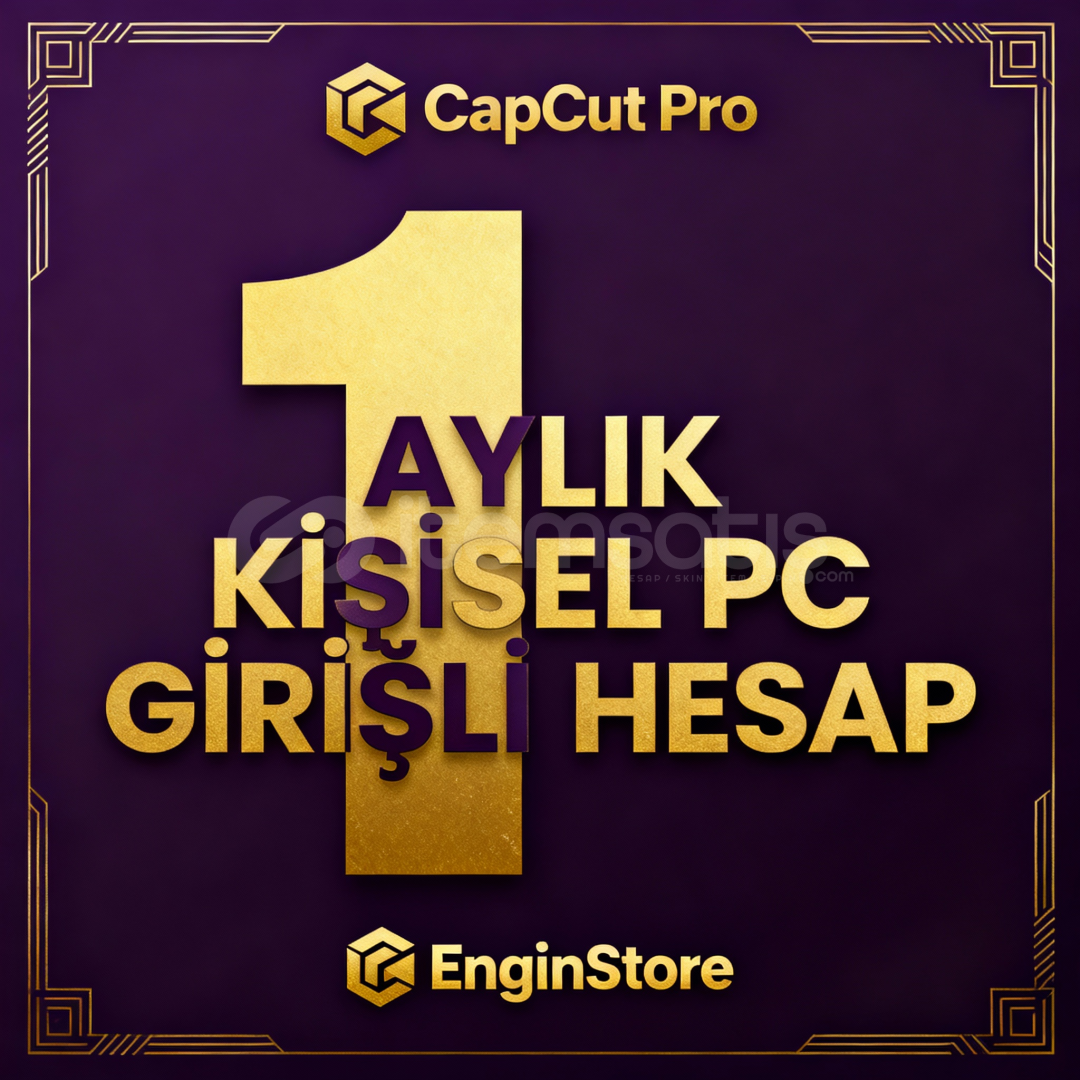 PC Girişli CAPCUT PRO 1 AYLIK |Kişisel Hesap| PC Girişli CAPCUT PRO 1 AYLIK |Kişisel Hesap|