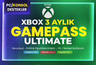[ Pc/Konsol ✅ ] 3 Aylık Xbox Gamepass Ultimate 