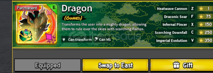 PERM DRAGLI BOL PERMLİ DOLU BLOX FRUİT HESABI