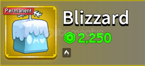 Blox Fruits Permament Blizzard