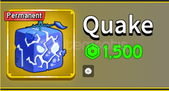 Blox Fruits Permament Quake 